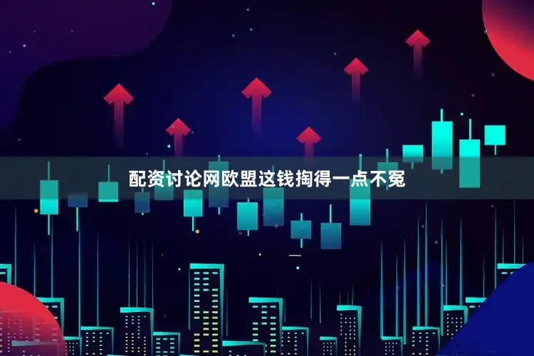 配资讨论网欧盟这钱掏得一点不冤